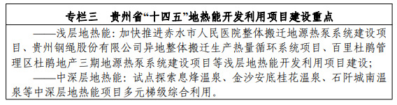 地大熱能：貴州新能源發(fā)展“十四五”規(guī)劃地熱投資超100億！